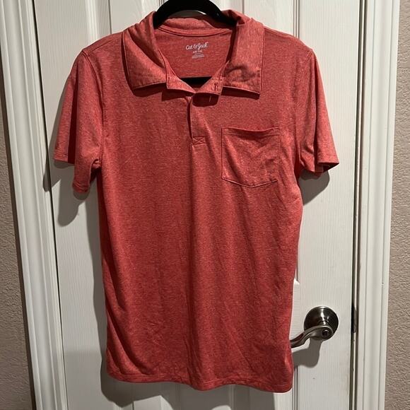 Polo Shirt Boys Red Orange color Sz XXL Cat & Jack - Picture 1 of 5